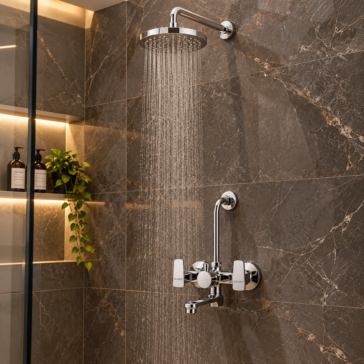 Sonet AURA-111725, wall mixer (view 2)